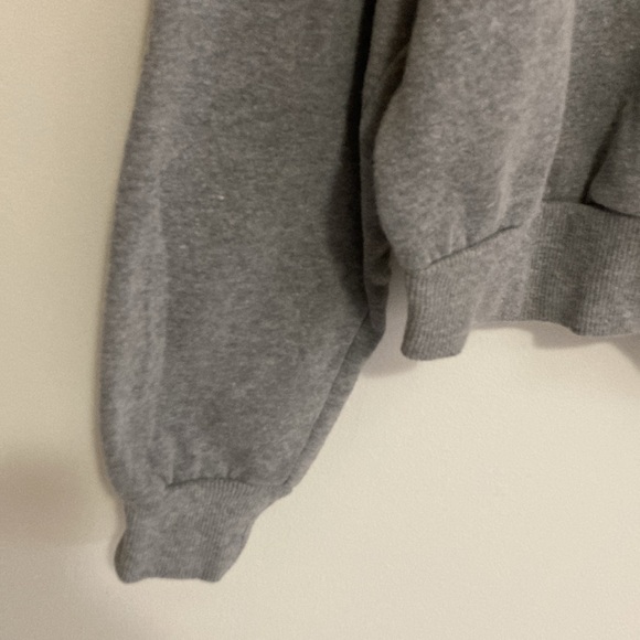Wild Fable Cropped Gray Crewneck Sweatshirt, Women’s Size XXL - Picture 3 of 7